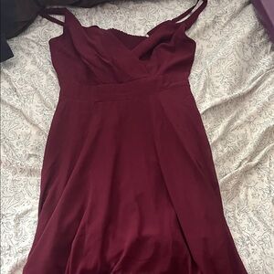 Red/Burgundy Women’s L Homecoming Dress